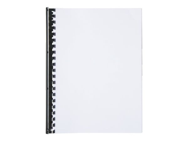 GBC CombBind - 45 mm - 21 ringar - A4 (210 x 297 mm) - 390 ark - svart - 50 stk plastbindningskam - för P/N: 2101435, IB271106, IB271717