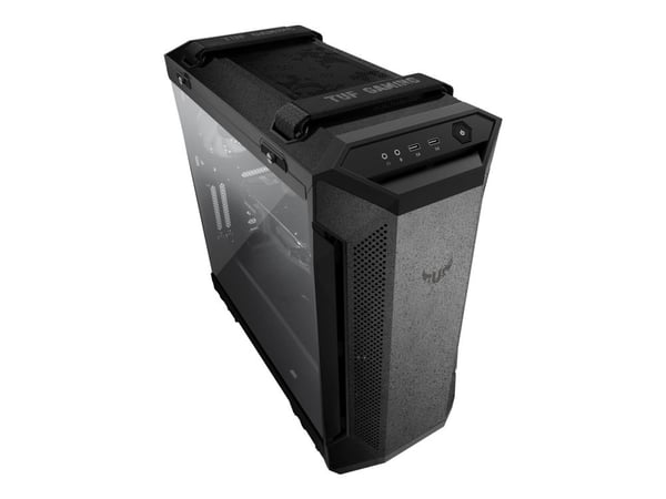 ASUS TUF Gaming GT501 - Tower - ATX - sidepanel med vindu - svart - USB/lyd