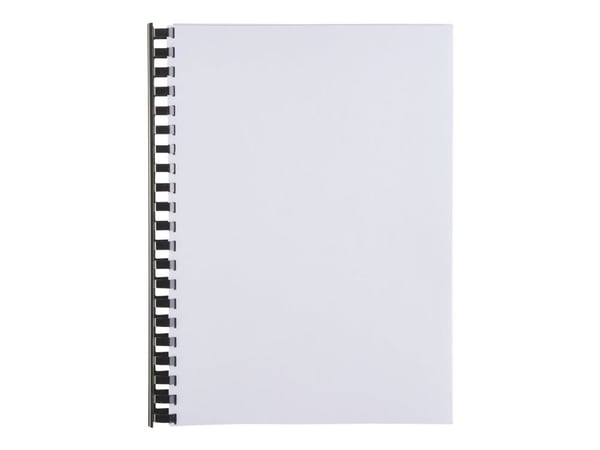 GBC CombBind - 22 mm - 21 ringar - A4 (210 x 297 mm) - 195 ark - svart - 100 stk plastbindningskam - för P/N: 2101435, 4400399, IB271106, IB271717