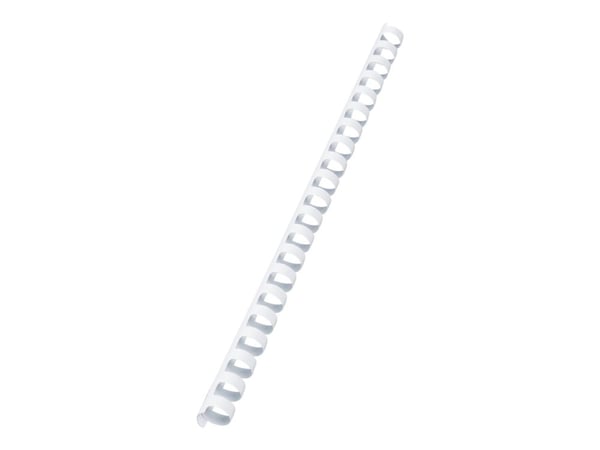 GBC CombBind - 14 mm - 21 ringer - A4 (210 x 297 mm) - 125 ark - hvit - 100 stk plastbindekam - for P/N: 2101435, 4400399, IB271106, IB271717