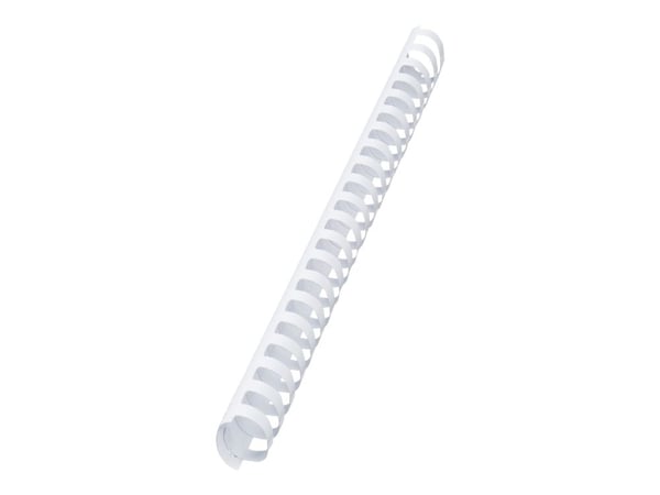 GBC CombBind - 38 mm - 21 ringar - A4 (210 x 297 mm) - 330 ark - vit - 50 stk plastbindningskam - för P/N: 2101435, IB271106, IB271717 GBC CombBind - 38 mm - 21 ringar - A4 (210 x 297 mm) - 330 ark - vit - 50 stk plastbindningskam - för P/N: 2101435, IB271106, IB271717