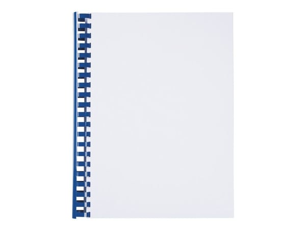 GBC CombBind - 25 mm - 21 ringer - A4 (210 x 297 mm) - 225 ark - blå - 50 stk plastbindekam - for P/N: 2101435, IB271106, IB271717