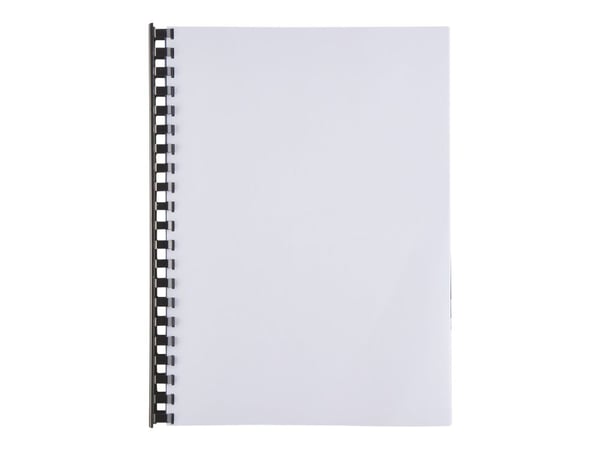 GBC CombBind - 19 mm - 21 ringer - A4 (210 x 297 mm) - 165 ark - svart - 100 stk plastbindekam