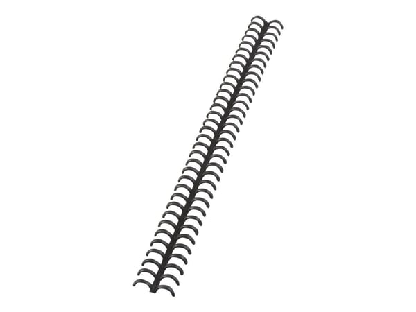 GBC ClickBind - 8 mm - 34 ringar - A4 (210 x 297 mm) - 45 ark - svart - 50 stk bindningsklickrygg