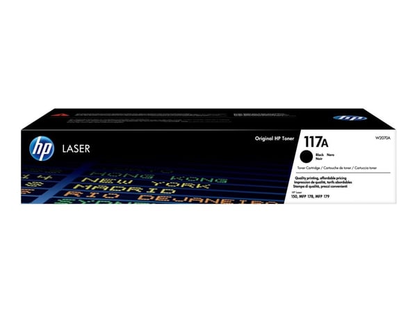 Lasertoner HP W2070A 117A Svart