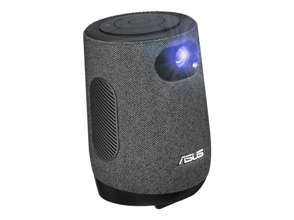 ASUS ZenBeam Latte L1 - DLP-projektor - LED - 300 lumen - 1280 x 720 - 16:9 - 720p - kortkast fast linse - Wi-Fi / Bluetooth - grå, svart