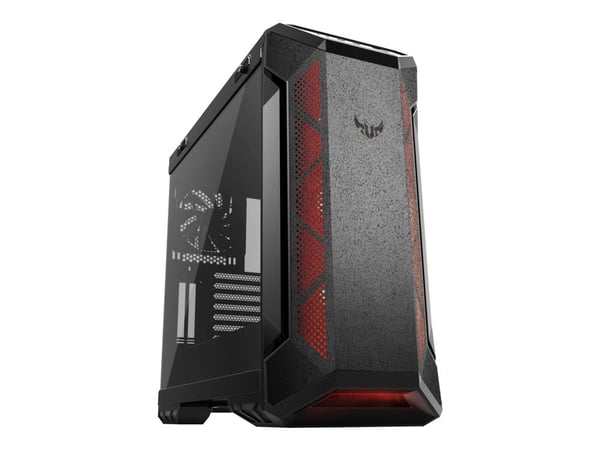ASUS TUF Gaming GT501 - Tower - ATX - sidepanel med vindu - svart - USB/lyd