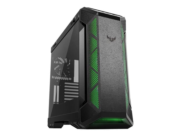 ASUS TUF Gaming GT501 - Tower - ATX - sidepanel med vindu - svart - USB/lyd