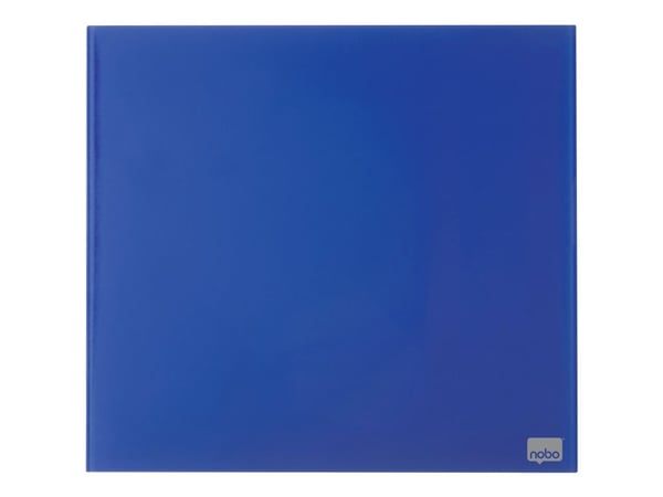Nobo - Whiteboard - 450 x 450 mm - glass - magnetisk - blå