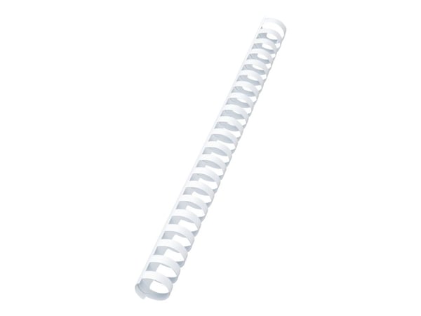 GBC CombBind - 22 mm - 21 ringer - A4 (210 x 297 mm) - 195 ark - hvit - 100 stk plastbindekam - for P/N: 2101435, 4400399, IB271106, IB271717