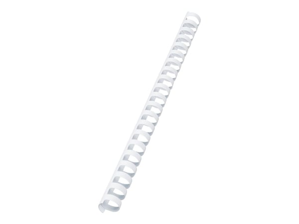 GBC CombBind - 19 mm - 21 ringar - A4 (210 x 297 mm) - 165 ark - vit - 100 stk plastbindningskam - för P/N: 2101435, 4400399, IB271106, IB271717 GBC CombBind - 19 mm - 21 ringar - A4 (210 x 297 mm) - 165 ark - vit - 100 stk plastbindningskam - för P/N: 2101435, 4400399, IB271106, IB271717