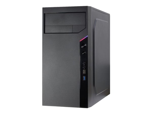 Inter-Tech IT-6505 Reto - Mikrotårn - micro ATX - ingen strømforsyning (ATX) - USB/lyd