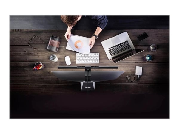 BenQ WiT Screenbar - Pöytävalaisin - LED - kiinnitettävä - 5 W - viileän valkoinen/lämmin valkoinen valo - 2700-6500 K