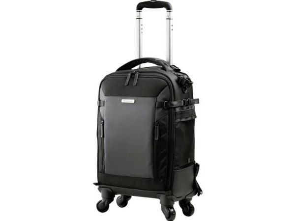 Vanguard VEO SELECT 55BT BK, Vagn, Mjukt skal, Svart, 4 hjul, Bakficka, Framficka, Sidoficka, 311 x 158 x 444 mm
