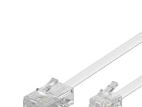 Goobay 3m RJ-11/RJ-45 kaapeli, 3 m, RJ-45, RJ-11