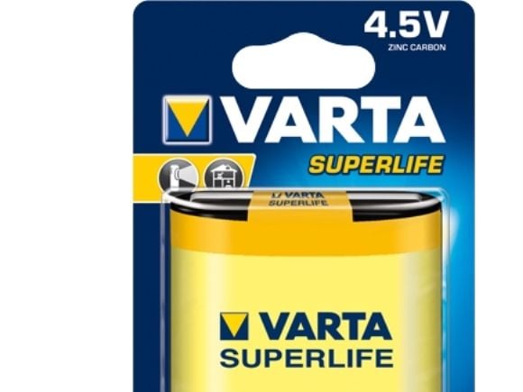Varta Superlife 2012 - Batteri 3R12 - Karbonsink