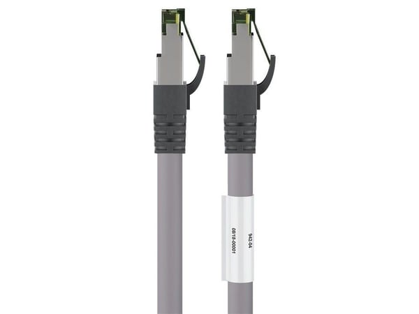 Goobay 55141, 10 m, Cat8.1, S/FTP (S-STP), RJ-45, RJ-45, Grå