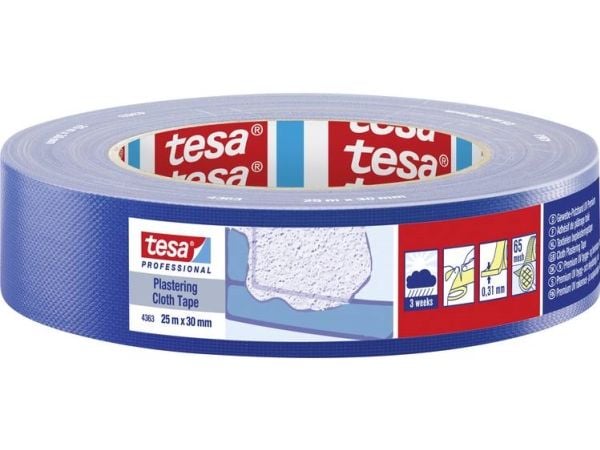 tesa 04363-00002-01 rengjøringstape blå (L x B) 25,00 m x 30,00 mm 25 m (04363-00002-01)