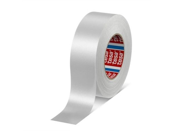 TESA Nastro adesivo in tela plastificata 50mm x 25m, 25 m, 25 m, Hvid, 50 mm