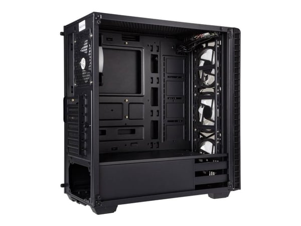 Kolink Observatory RGB - Tower - utvidet ATX (E-ATX) - sidepanel med vindu (herdet glass) - ingen strømforsyning (ATX) - svart - USB/lyd