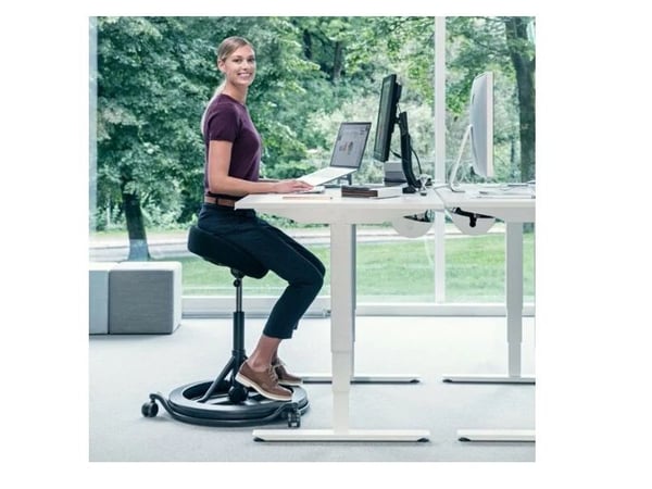 BackApp Smart Nordic Wool, sort med sort understel