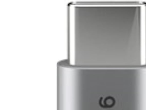 USB-C ™ - USB-C ™ Tekstil kabel med metalpropper (Space grå / sølv) 0,5 m