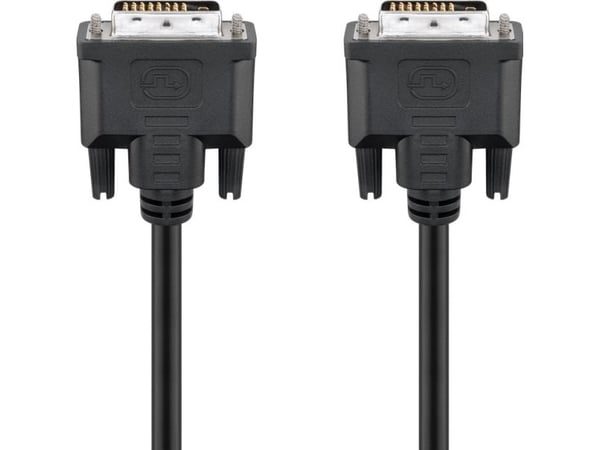 DVI-D Full HD-kabel Dual Link, nikkel