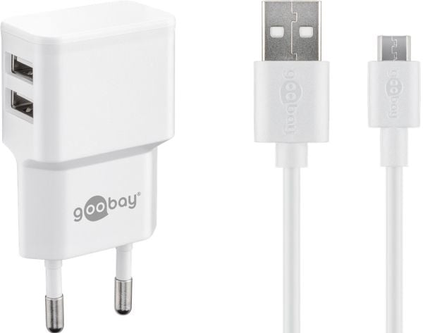 Goobay 44985, Innendørs, AC, 1 m, Hvit