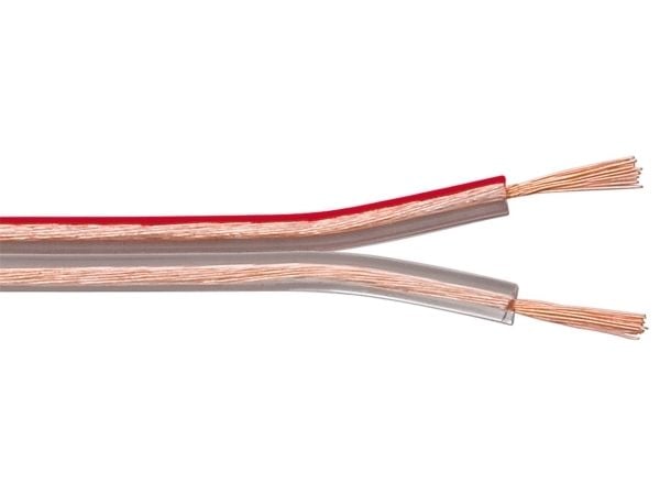 Goobay LSK 2x0.75 - 25m, 25 m, Läpinäkyvä