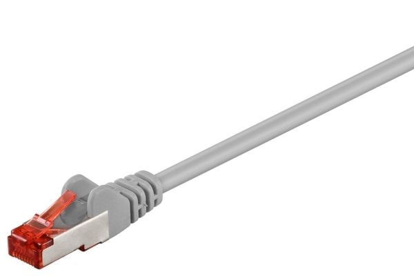 Goobay 93371, 0,25 m, Cat6, S/FTP (S-STP), RJ-45, RJ-45, Grå