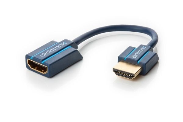 ClickTronic 70700, 0,1 m, HDMI Type A (Standard), HDMI Type A (Standard), 3D, 10,2 Gbit/s, Fiolett
