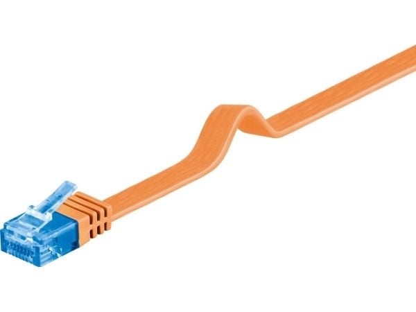 Goobay 96321, 2 m, Cat6a, U/UTP (UTP), RJ-45, RJ-45, Oransje