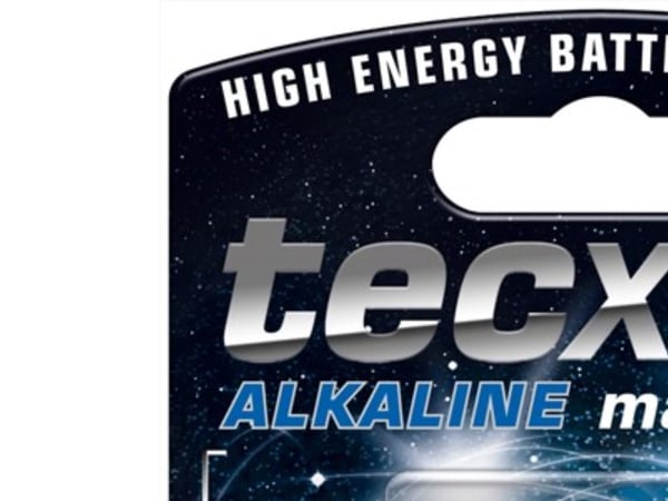 tecxus 9 Volt-Block - Batteri 9V - alkaliskt