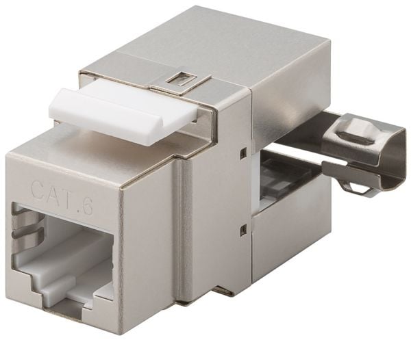 Goobay 95901, Flat, Sølv, RJ-45, IDC, Hunkjønn, Cat6