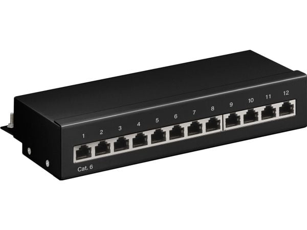 Goobay Network Devices, RJ-45, Cat6, S/UTP (STP), 22/26, Sort, Metal