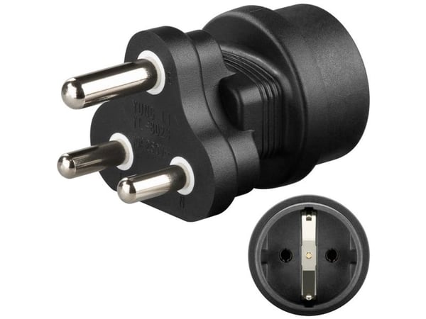 Goobay 95412, Tyyppi F, Tyyppi M, Suora, Suora, 250 V, 10 A