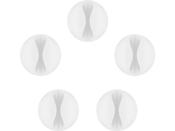 Goobay 95183, Kaapelinpidike, Universaali, Valkoinen