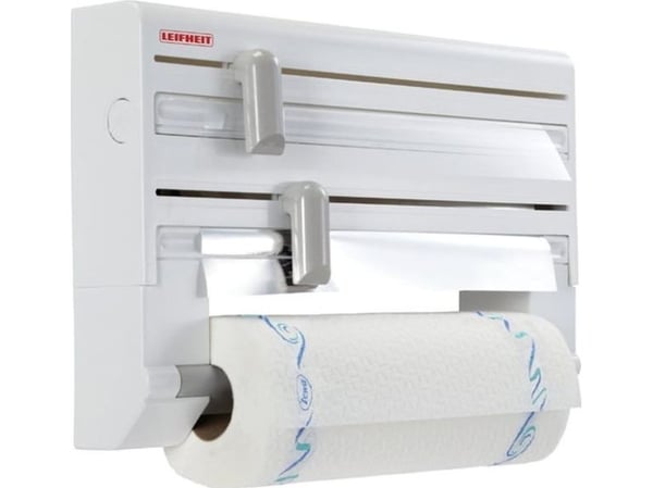 Leifheit 25703, Veggmontert tørkepapirholder,  Hvit