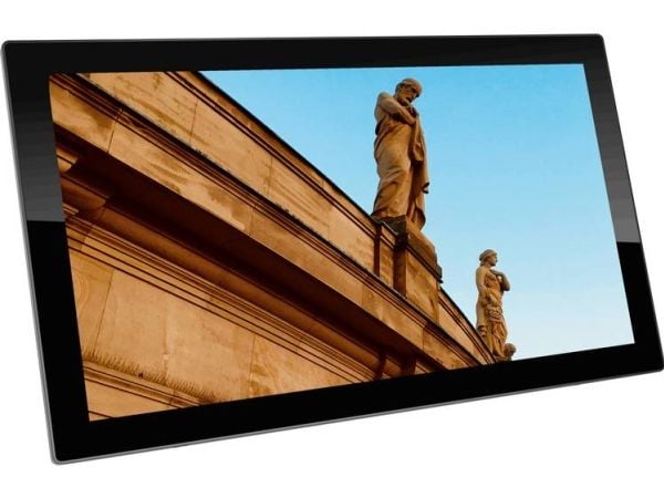 Braun DigiFrame 1901 - Digital fotoramme - 8 GB - 18" - 1366 x 768 - 1080p - HDR - svart