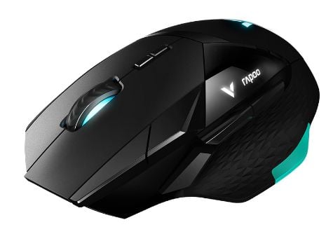 Rapoo VT900, Høyre hendt, Optisk, USB Type-A, 12400 DPI, Svart