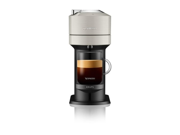 Krups Nespresso Vertuo Next XN910B10WP - Kaffemaskin - lysegrå