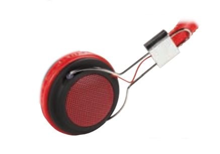 Vivanco COL 400, Koblet med ledninger (ikke trådløs), 18 - 22000 Hz, Musikk, 120 g, Hodetelefoner, Rød