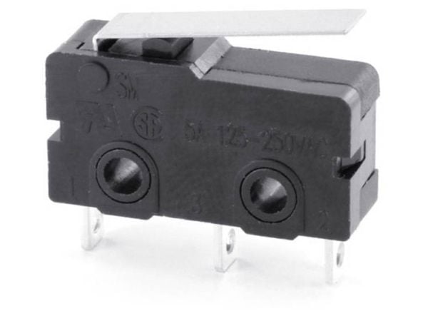 TRU COMPONENTS TC-MS01 Mikrokytkin TC-MS01 5 A Painonappi 1 kpl