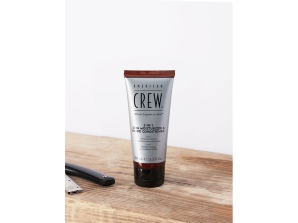 American Crew 2-in-1 Skin Moisturizer and Beard Conditioner, Beard cream, Rör, Aqua/Water/Eau, Cyclopentasiloxane, Butylene Glycol, Polyacrylamide,...