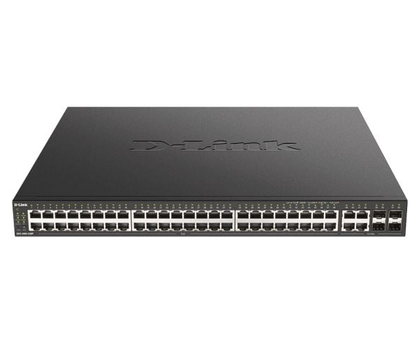 D-Link DGS-2000-52MP, Hallittu, L2/L3, Gigabit Ethernet (10/100/1000), Power over Ethernet -tuki, Telineasennus, 1U