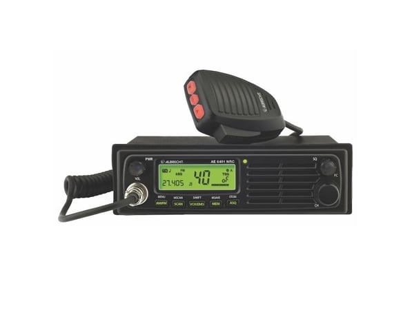 Albrecht AE 6491 NRC, DC, 188 mm, 137 mm, 57 mm, LCD, Bil CB-radio
