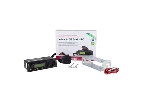 Albrecht AE 6491 NRC, DC, 188 mm, 137 mm, 57 mm, LCD, Bil CB-radio