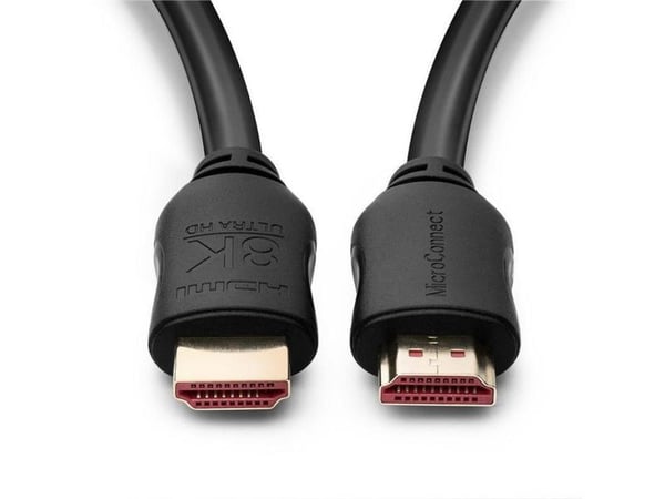 Microconnect MC-HDM19190.5V2.1 HDMI-kabel 0,5 m HDMI Typ A (Standard) Svart (MC-HDM19190.5V2.1)