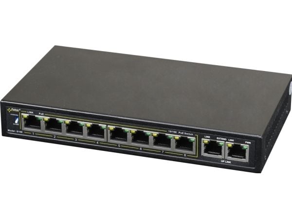 PULSAR S108-90W, Håndtert, Fast Ethernet (10/100), Strøm over Ethernet (PoE)