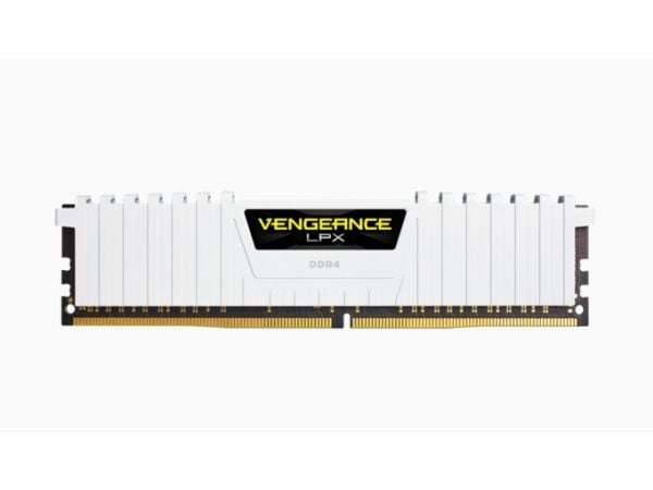 CORSAIR Vengeance LPX - DDR4 - sett - 32 GB: 2 x 16 GB - DIMM 288-pin - 3200 MT/s / PC4-25600 - CL16 - 1.35 V - ikke-bufret - ikke-ECC - hvit